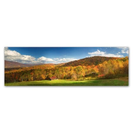 Trademark Fine Art Doug Cavanah 'Autumn Landscape' Canvas Art, 6x19 ALI16689-C619GG